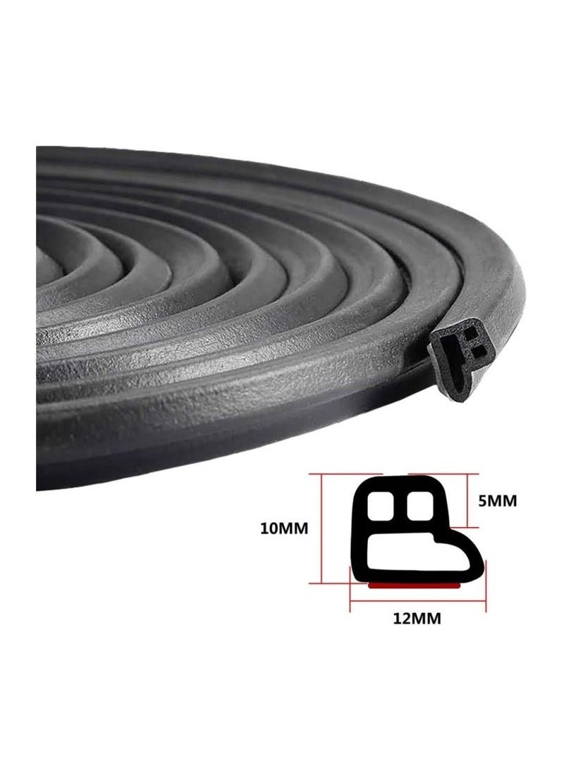 Generic Car Weather Stripping 5 M Car Door Seal Strip Auto Door Soundproofing Weatherstrip for L Shape Universal Self Adhesive Rubber Draft Seal Strip for Car Door Tailgate  - Image 5