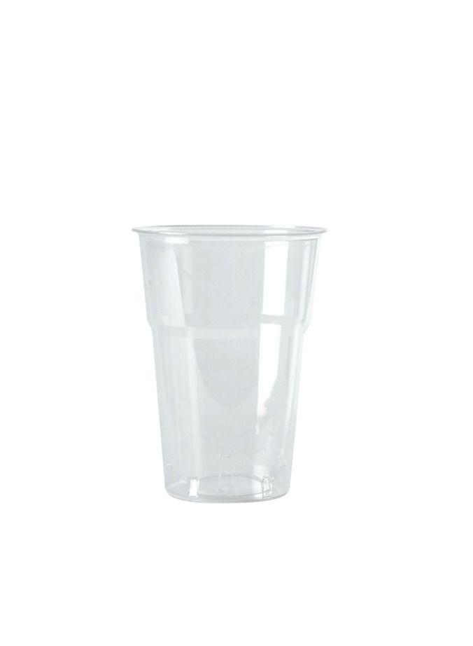 400cc Disposable Ideal For Iced Coffee Smoothies Bubble Boba Tea Milkshakes Frozen Cocktails Water Sodas Juices Dessert And More Clear Cup