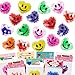 Cherislpy 24 Pack Valentines Day Gifts Cards with Heart Stress Balls Squishy Squeeze Toys Great for Valentines Party Favors Valentines Day Gifts - Image 4