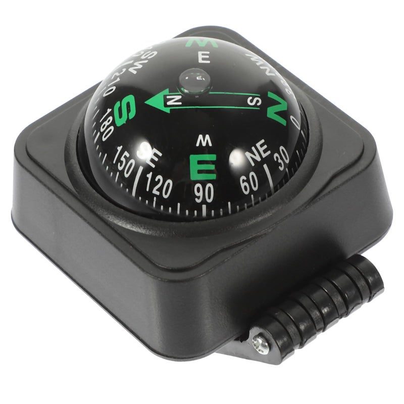 Car Compass Ball For Dashboard With Adjustable Direction Automotive Navigation Ornament For Outdoor Driving Vehicle Dash Mount Accessory Suitable For SUV Truck Rv - Image 2