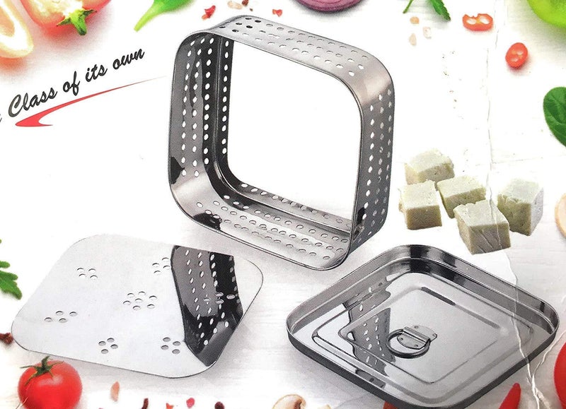 champriti Square paneer Maker Mould Stainless Steel 750 ml Square Shape - Image 4