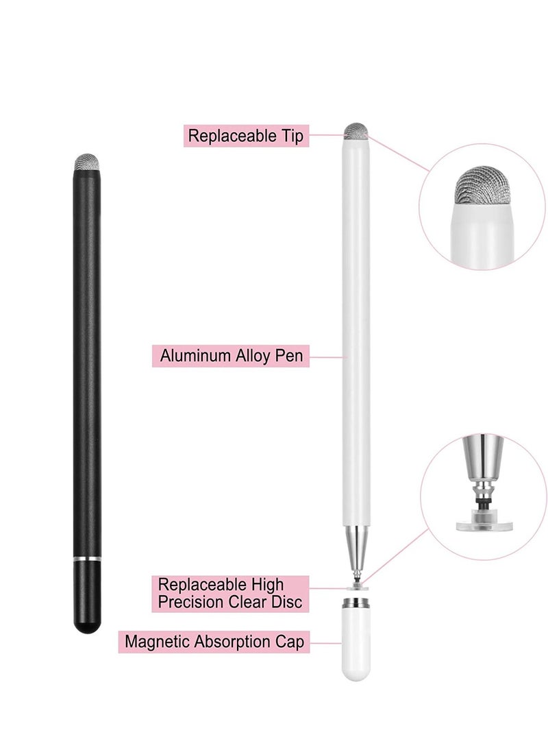 سيوسي أقلام ستايلس لجهاز iPad ، وشاشات تعمل باللمس ، وأقلام رصاص عالية الحساسية ، وأقراص من الألياف ، مع غطاء مغناطيسي لأجهزة iPhone ، و Android ، وأجهزة Microsoft اللوحية ، وكتابة رسم الطلاب - Image 4