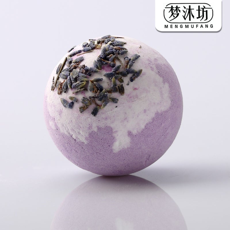 Dried Flower Bath Salt Ball Explosion Salt Bubble Bath Ball Essential Oil Bath Foot Ball Bubble Bomb - Image 1