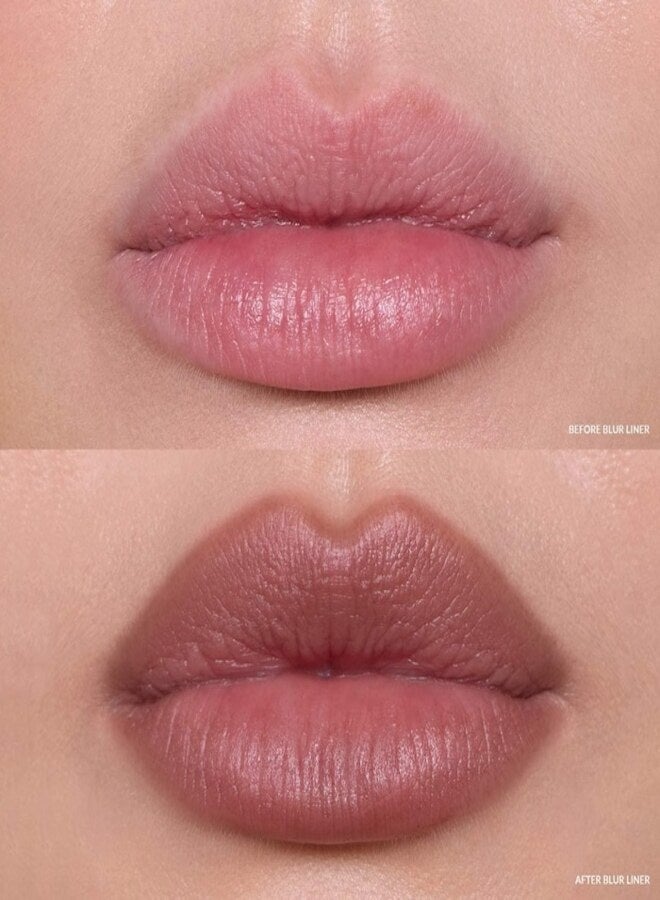 REFY Lip Blur Lip Liner Umber - Medium Brown, Creamy Blendable Formula, Soft-Focus Blurred Finish, Long-Wearing Lip Definition, 0.029 oz / 0.85 g - Image 2