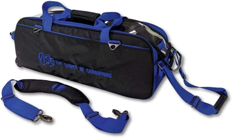 Clear Top 3 Ball Roller Bowling Bag