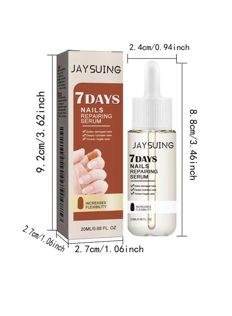 Jaysuing 7DAYS Nails Repairing Serum, Anti-Fungal/Nourishing/Strengthening Formula, Promotes Rapid Nail Growth, Hydrates Nails, Improves Nail Health, Treats Onychomycosis, Prevents Breakage - Image 5