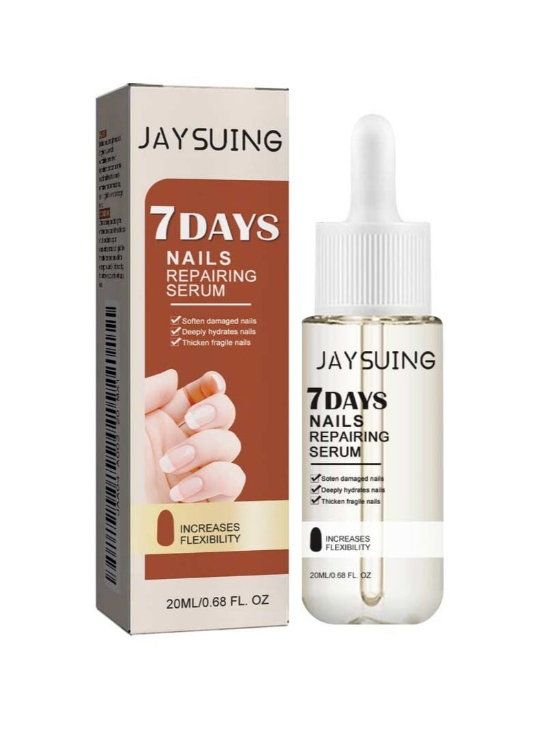 Jaysuing 7DAYS Nails Repairing Serum, Anti-Fungal/Nourishing/Strengthening Formula, Promotes Rapid Nail Growth, Hydrates Nails, Improves Nail Health, Treats Onychomycosis, Prevents Breakage - Image 2