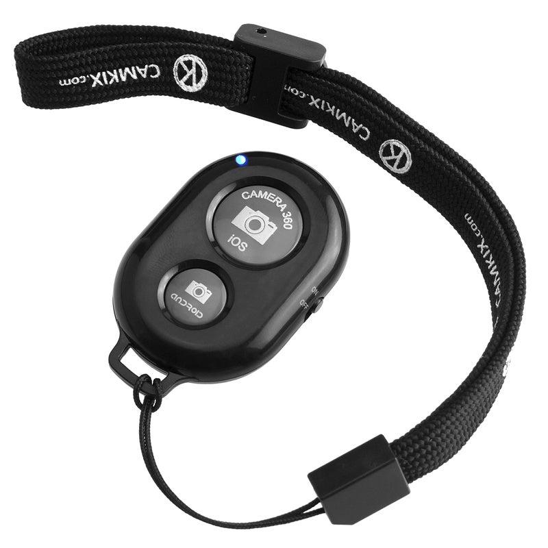 CamKix Wireless Bluetooth Camera Shutter Remote Control Clicker for Smartphones - Create Amazing Photos and Selfies - Compatible with All iOS and Android Devices with Bluetooth/Including Wrist Strap - Image 5