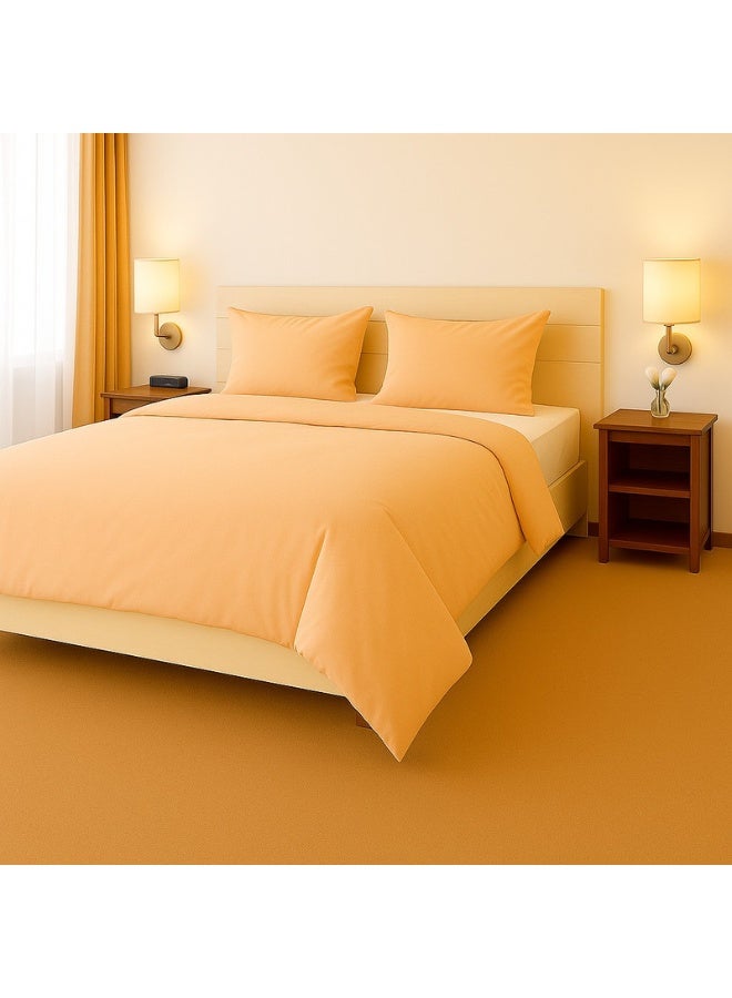 برنسيس غطاء لحاف من 3 قطع مع أغطية وسائد cotton_blend خوخي 240 x 260سم - Image 2