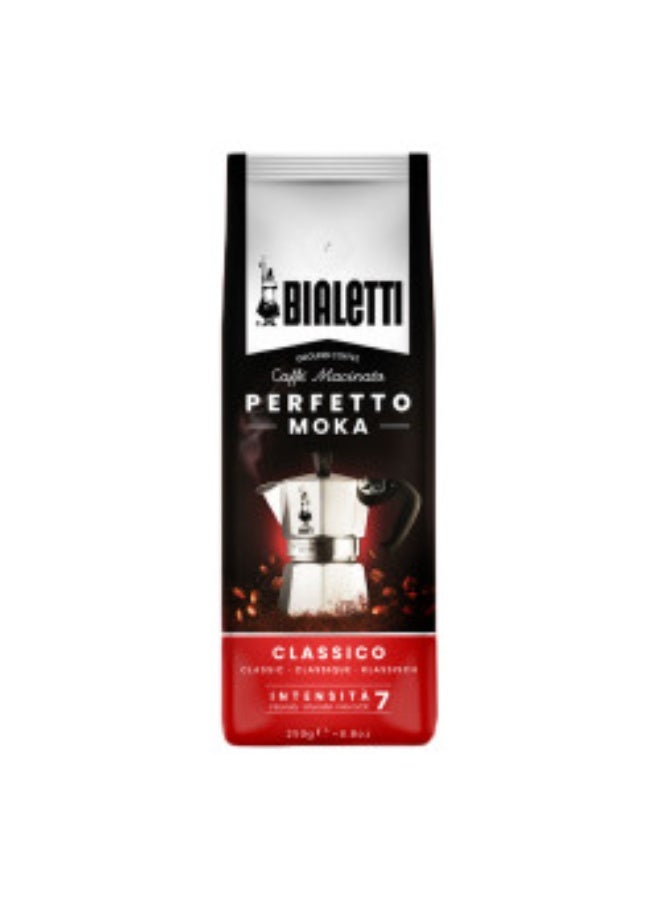 Bialetti Perfetto Moka Classico Ground Coffee, 250 g - Image 1