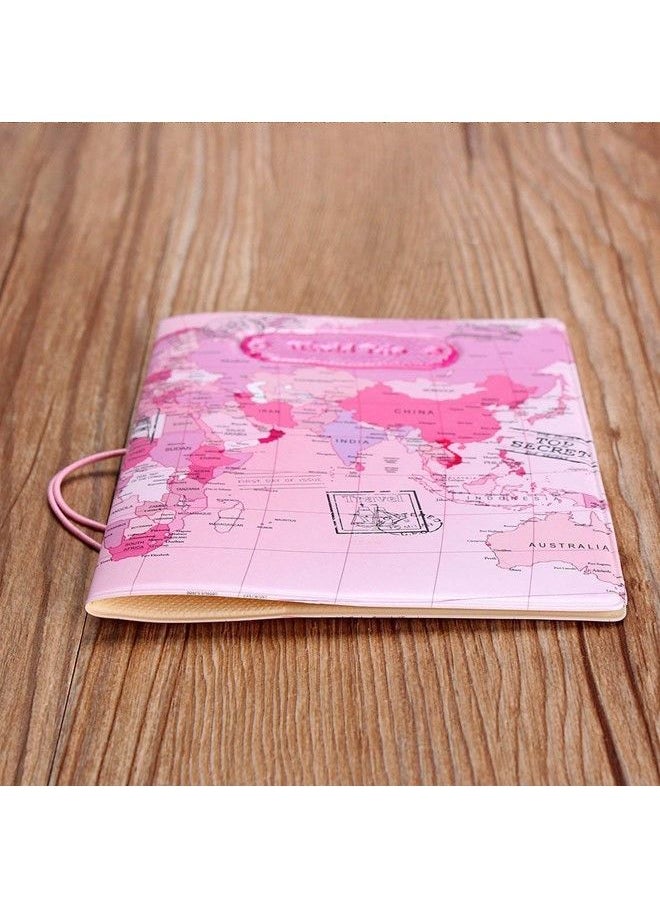 The World Map Premium Waterproof Passport Cover Ticket and Documents Holder