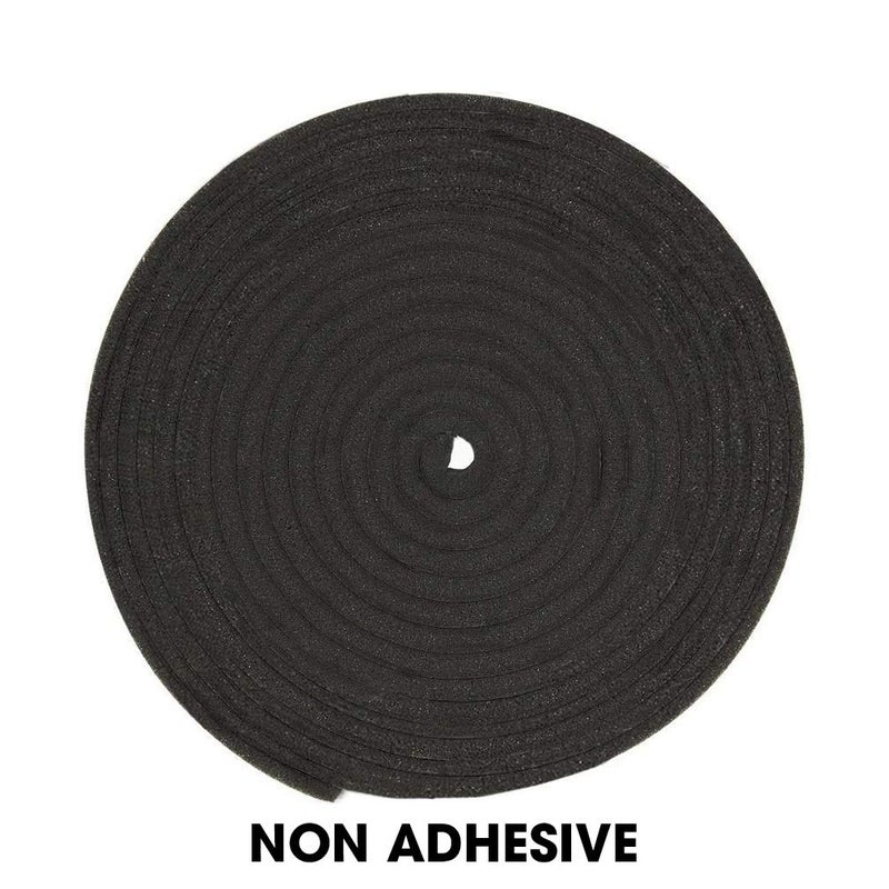 Dualplex Neoprene Foam Strip Roll by Dualplex, 2" Wide x 10' Long x 1/4" Thick, Weather Seal High Density Stripping Non Adhesive â€“ Weather Strip Roll Insulation Foam Strips - 10 Feet Long - Image 2