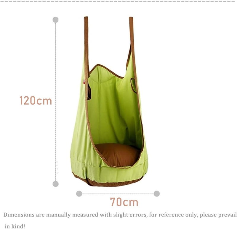 LinJie Kids Pod Swing Seat, Child Hammock Swing Chair, Sensory Swing for Indoor and Outdoor Use, with Air Cushion - Image 4