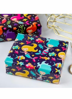 KASTWAVE Wrapping Paper Sheets Bulk Set -Kids Birthday Gift Modern Gift Wrapping Paper Sheet, Perfect forBirthday Holiday Wedding Baby Shower - 4 Folded Sheets - 52CM X76CM  - Image 4