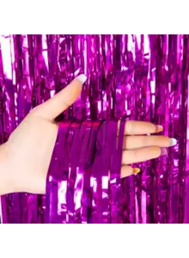 Green Tiger Foil Door Curtain – Metallic Party Decoration"