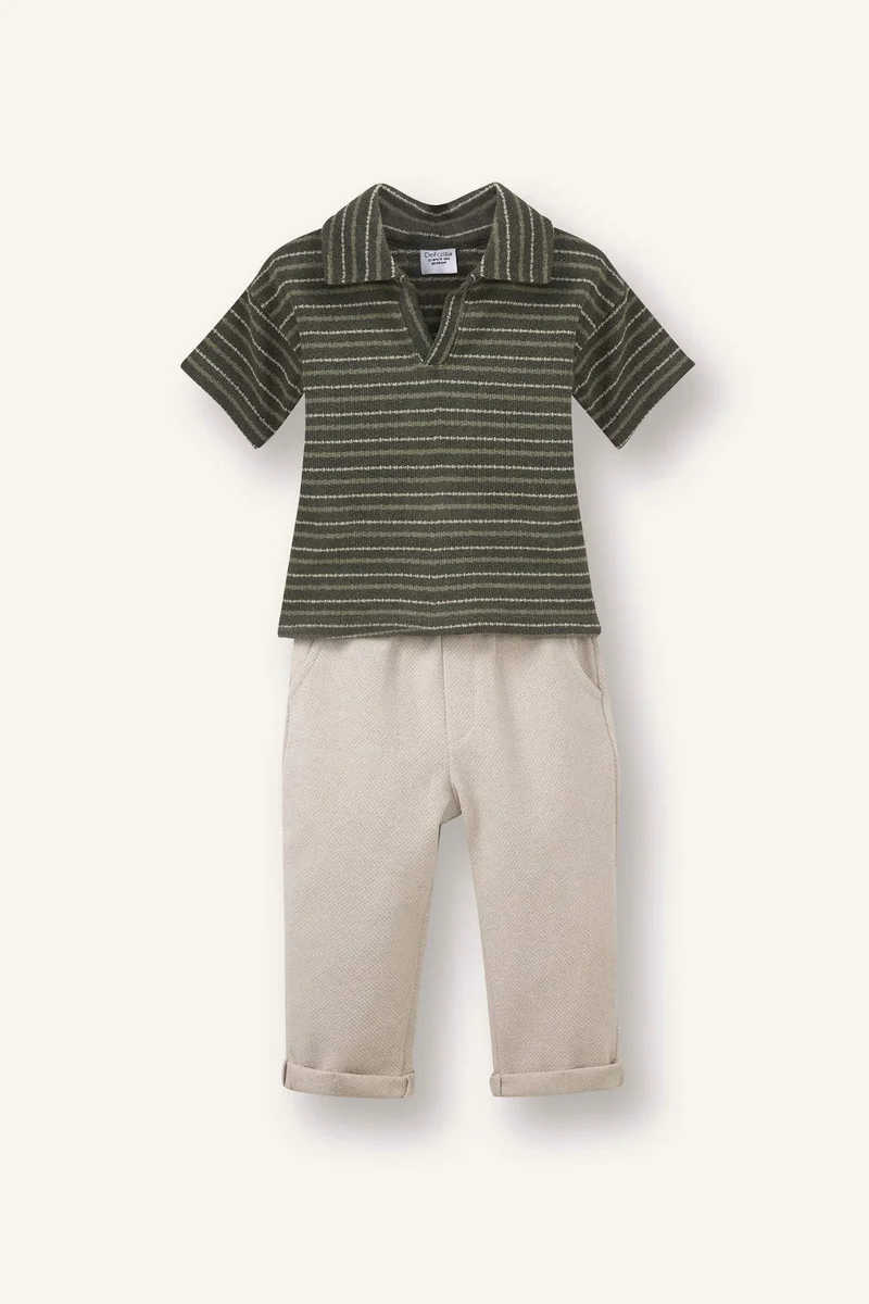 DeFacto Baby Boy Knit-Look 2 Piece Set