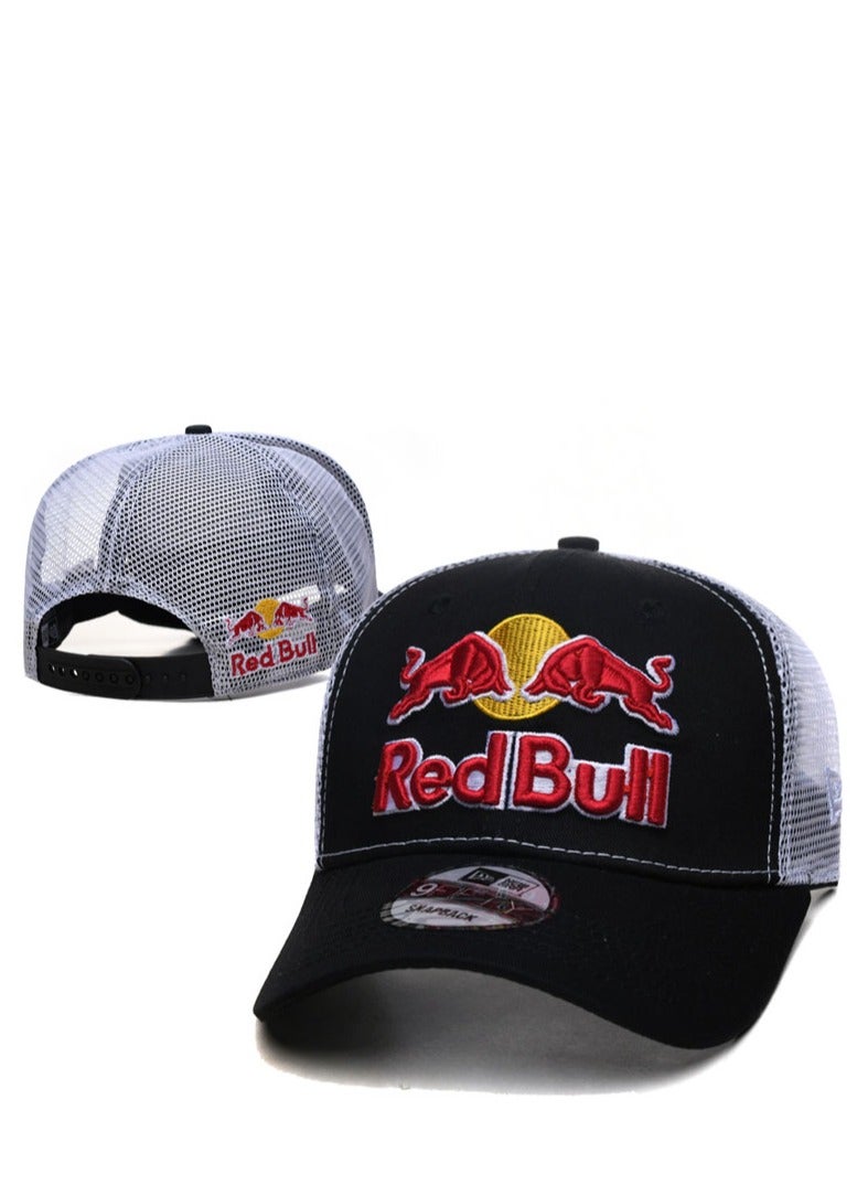 Red Bull قبعة بيسبول عصرية مزينة بشعار ريد بول