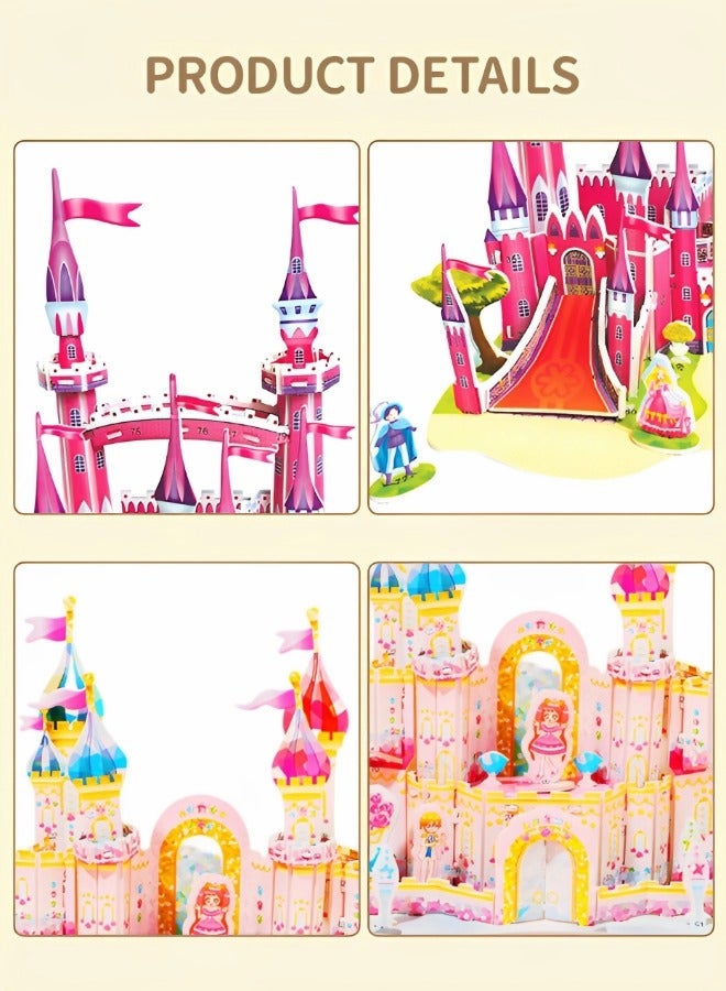 GROIC 3 Pieces 3D Puzzle Paper Toys Building Puzzle Jigsaw Puzzle Paper Model Kit Puzzle DIY Arts Puzzle Creative DIY Gift for Kids, Educational Toys - Image 4