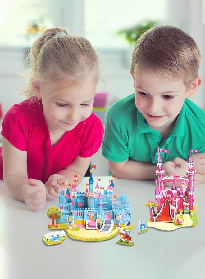 GROIC 3 Pieces 3D Puzzle Paper Toys Building Puzzle Jigsaw Puzzle Paper Model Kit Puzzle DIY Arts Puzzle Creative DIY Gift for Kids, Educational Toys - Image 5