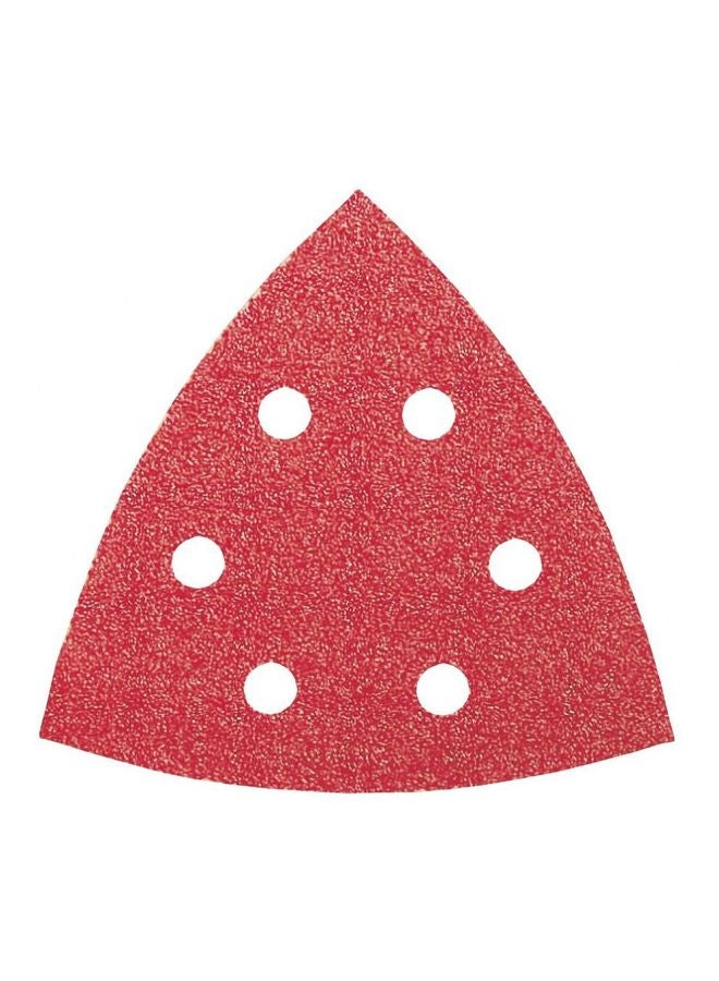Pack Of 5 Delta G60 Sanding Sheets Red