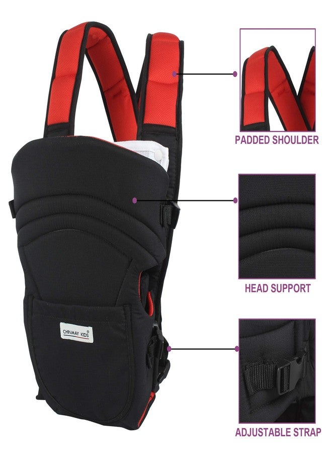 Crawl'in® Baby Carrier Sling Portable Child Infant Kangaroo Bag Ergonomic Multi Functional Carrier (Red) - Image 4
