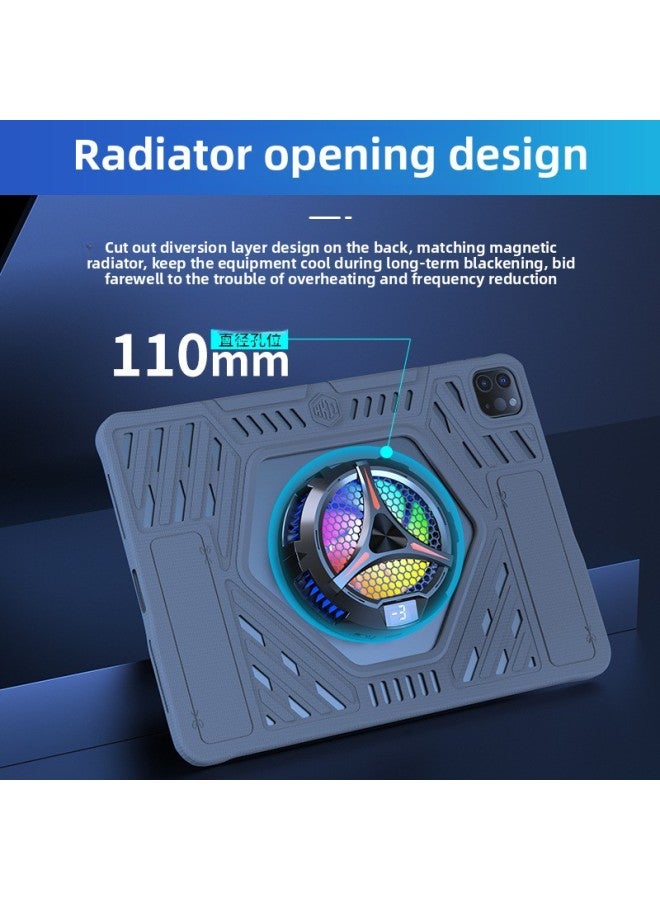 2025H6 Silicone Protective Case For IPad Pro 2018-2022 11 Inch Tablet Gaming Compatible With IPad Air4/5 Non-Vibrating Wireless Accessory-Product Color:Flat Silicone Protective Cover-Soft Light Powder  - Image 4
