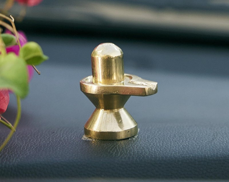Esplanade Brass Shiva Lingam Idol Murti (2.5 inches) - Image 1