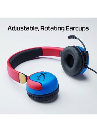 HyperX Cloud Mini Wired Gaming Headset, Volume level below 85dB, Immersive audio, Durable tuck-away boom mic, Lightweight comfort, Works With PC, Nintendo Switch, PlayStation, Steam Deck, Xbox, mobile, Chromebook - Lavender | 7G8F5AA - view 5