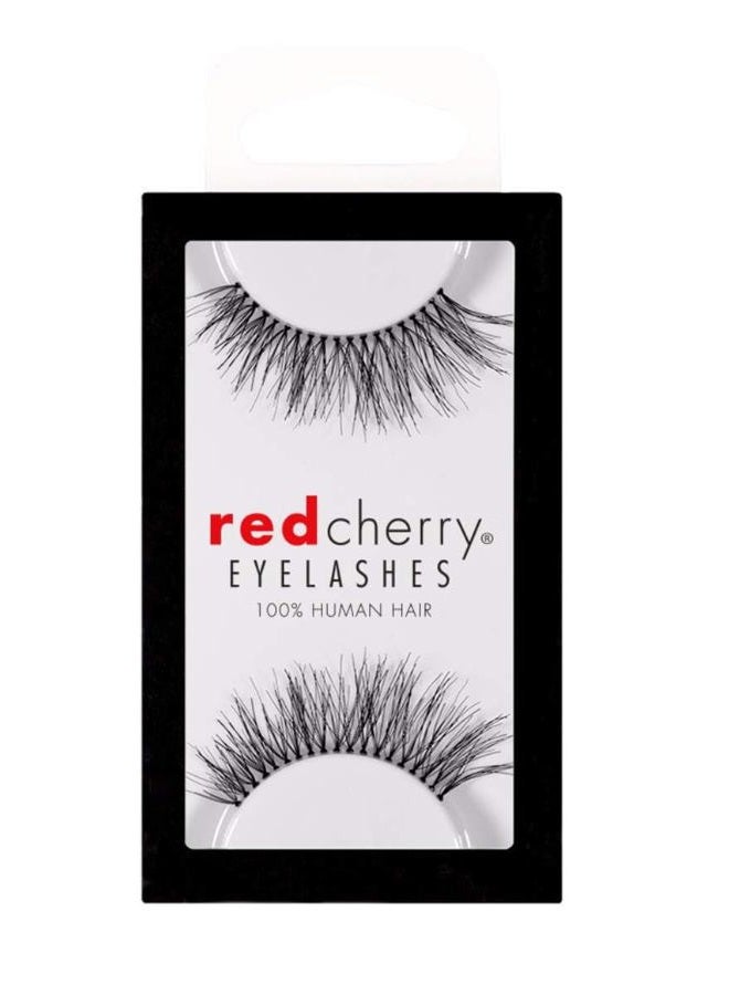 Red Cherry False Eyelashes #217 (Pack of 3 Pairs) - Image 1