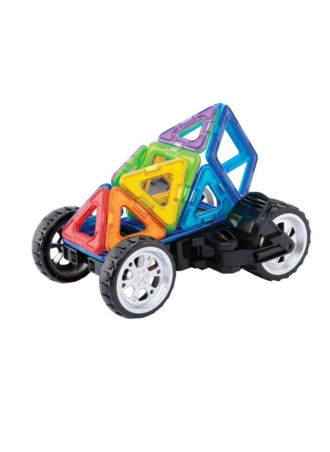 Magformers Amazing Transform 17Pc Wheel Set | Magnetic Tiles For Stem Development, And Critical Thinking | Magnetic Blocks And Building Tiles To Develop Problem-Solving Ability And Shape Recognition  - Image 4