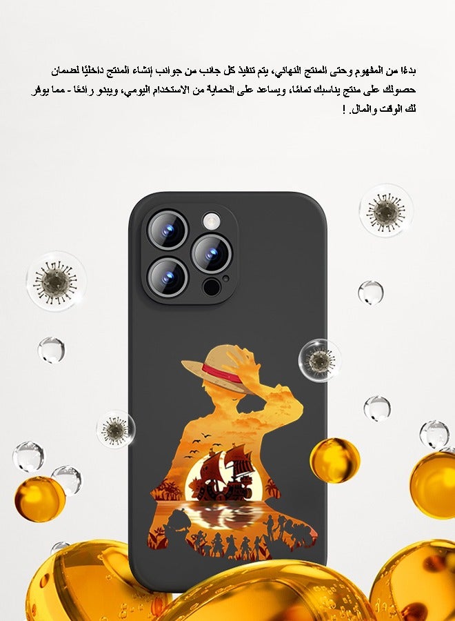 Compatible with iPhone 14 Pro Max Case Liquid Silicone Case Full Body Protective Cover Shockproof Slim Phone Case Anti-Scratch Soft Microfiber Lining - Image 2