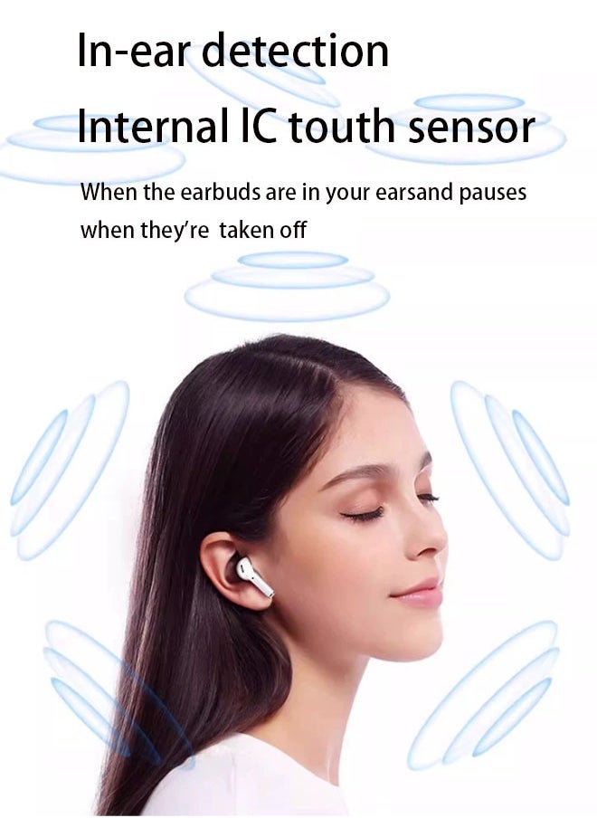 Generic - Wireless Earphone Bluetooth with Touch Control and 3D Stereo Earbuds - Image 1