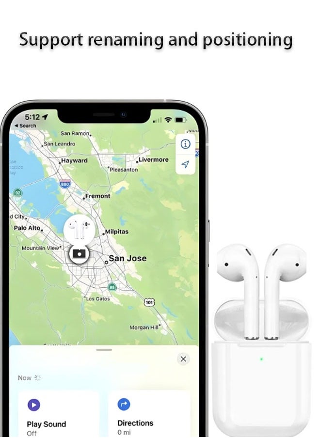 Generic - Wireless Earphone Bluetooth with Touch Control and 3D Stereo Earbuds - Image 1