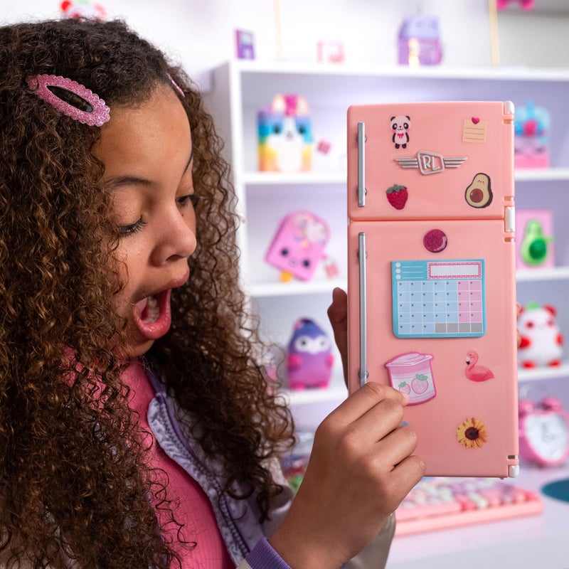 REAL LITTLES Desktop Caddies - Mini Fridge with 20+ Real Working Stationery Surprises Inside! Small - Image 5