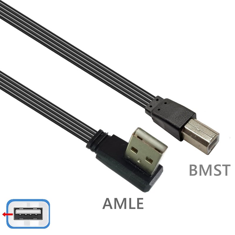 Printer Scanner Cable USB to B Interfaces Enhancing Signals Stability Texture Suitable for Various Devices Type B Cable - Image 5