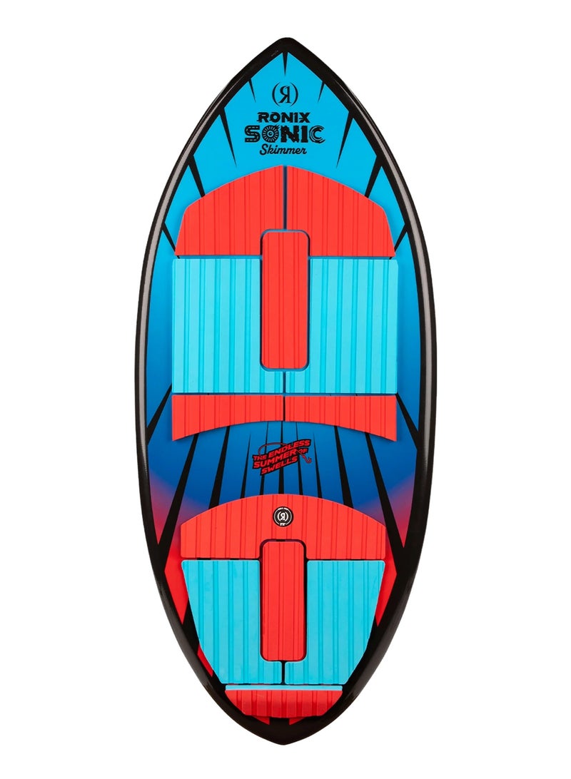 رونيكس RONIX WAKESURF 2026 - Sonic - Skimmer - Blue / Red Fish Eye - Image 2