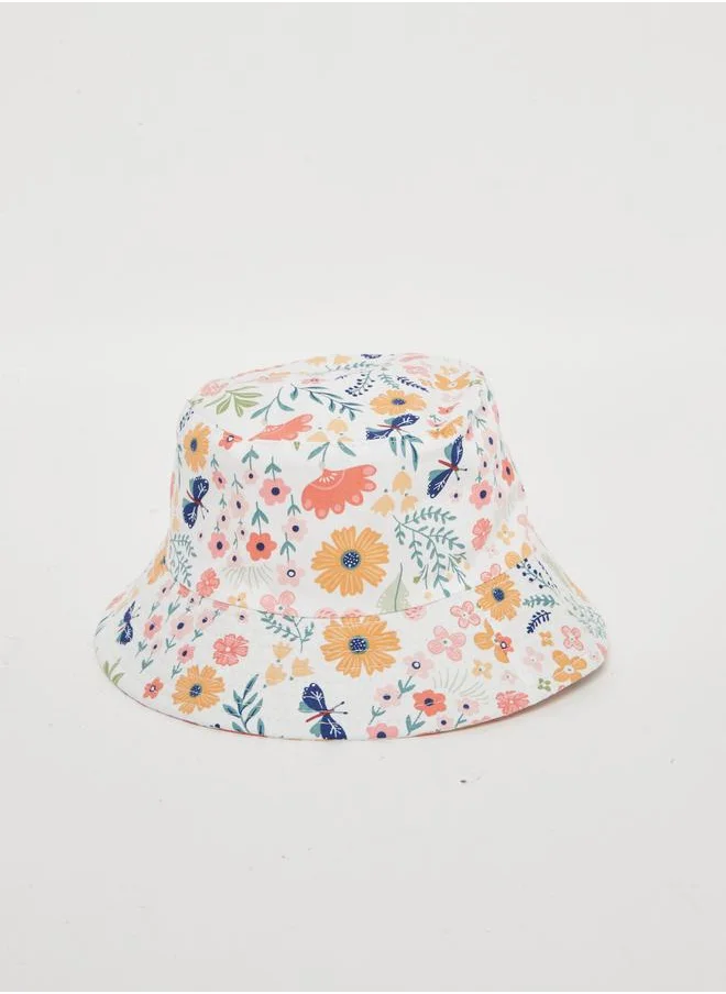 ستايلي Styli Floral Print Bucket Hat