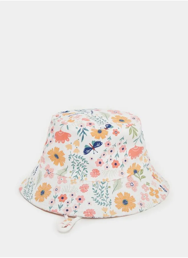 ستايلي Styli Floral Print Bucket Hat