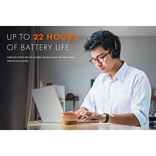 Creative Sound Blaster JAM V2 On-Ear Lightweight Bluetooth 5.0 Wireless Headphones with USB-C, aptX Low Latency, aptX HD, Multipoint Connectivity, Voice Detection and Noise Reduction, 22 Hours Battery Life - Image 4