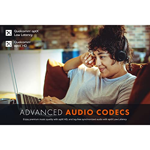 Creative Sound Blaster JAM V2 On-Ear Lightweight Bluetooth 5.0 Wireless Headphones with USB-C, aptX Low Latency, aptX HD, Multipoint Connectivity, Voice Detection and Noise Reduction, 22 Hours Battery Life - Image 3