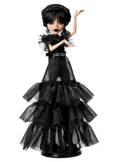 MONSTER HIGH Wednesday Rave'n Dress Wednesday Doll  - Image 1