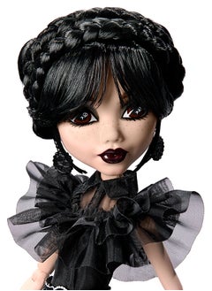 MONSTER HIGH Wednesday Rave'n Dress Wednesday Doll  - Image 2