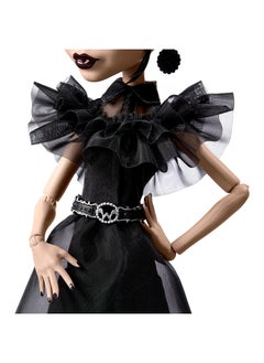MONSTER HIGH Wednesday Rave'n Dress Wednesday Doll  - Image 3
