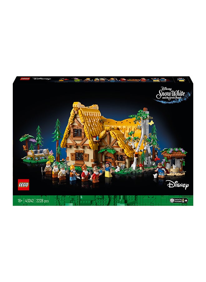 LEGO ǀ Disney 43242 Snow White and the Seven Dwarfs’ Cottage Building Kit for Adults with 10 Minifigures, Display Construction Set Gift for Fans of the Classic Film  - Image 2