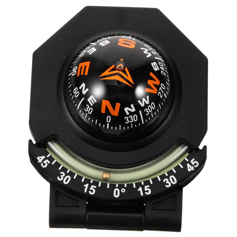 Glow In The Dark Car Dashboard Compass Ball Adjustable Navigation Tool For Vehicles Boats Outdoor Travel - Image 2
