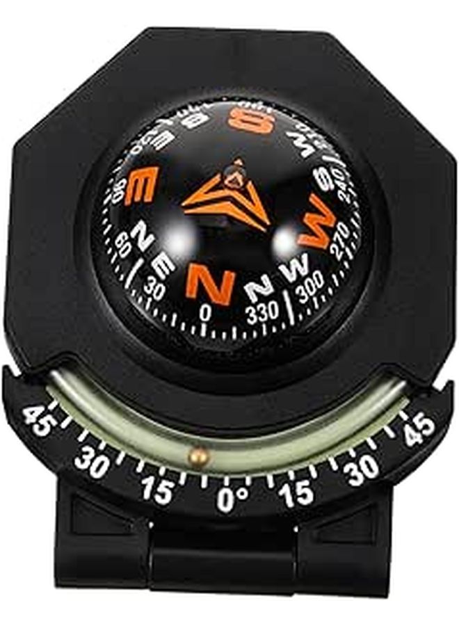 Glow In The Dark Car Dashboard Compass Ball Adjustable Navigation Tool For Vehicles Boats Outdoor Travel - Image 1