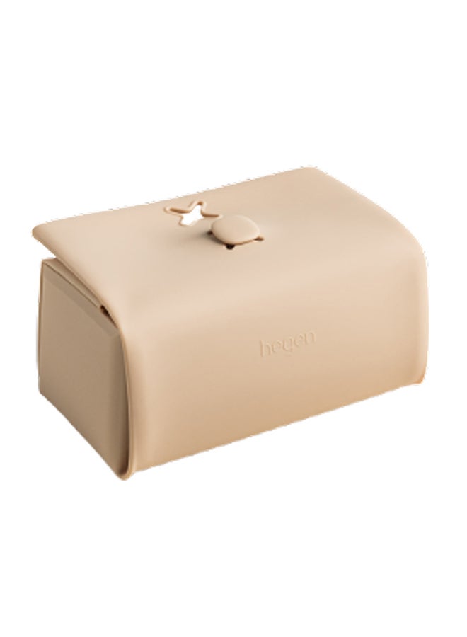 hegen PPSU Mealtime Starter Kit with Foldable Placemat Taupe - Silicone, Feeding Set, Safe for Baby, Travel-Friendly, Easy Cleanup - Includes 2x 60ml PPSU Storage, 1x Fork & Spoon Set, 1x Placemat - Image 4