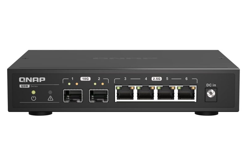 QNAP QSW21042SAUS 25GbE RJ45 10G SFP Plug Play Network Switch