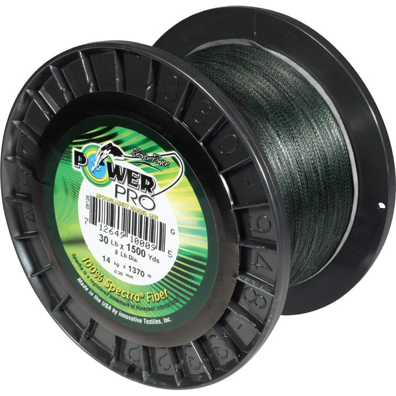 Power Pro PowerPro Braided Fishing Line - Moss_Green - 50lb - 1500yd/1350m (21100501500E) - Image 5