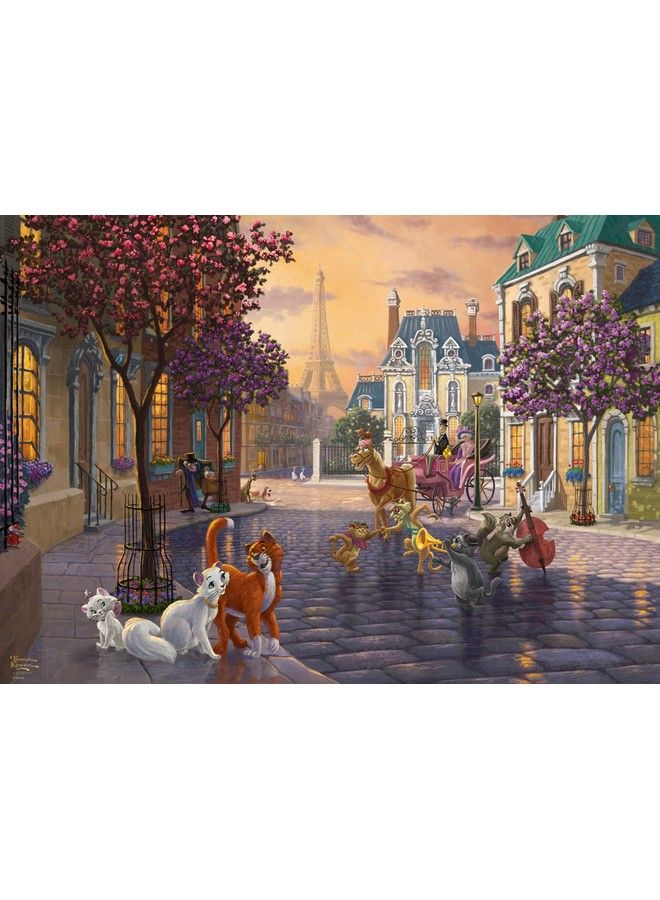 Schmidt Aristocats Disney Thomas Kinkade Jigsaw Puzzle 1000 59690 - Image 3